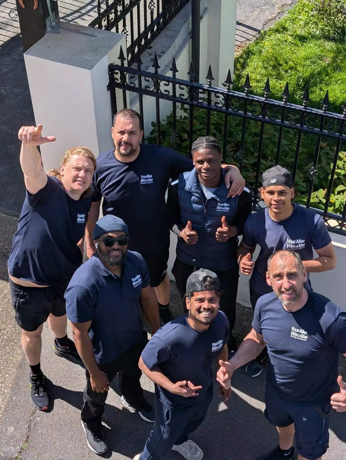 The Your Man With A Van moving team